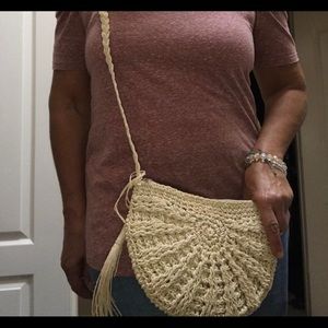 ❤️woven straw messenger bag❤️